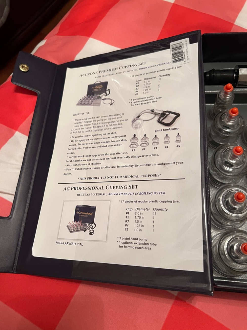 K. S. Choi Corp. Acu Zone Premium Cupping Set - Picture 3 of 13